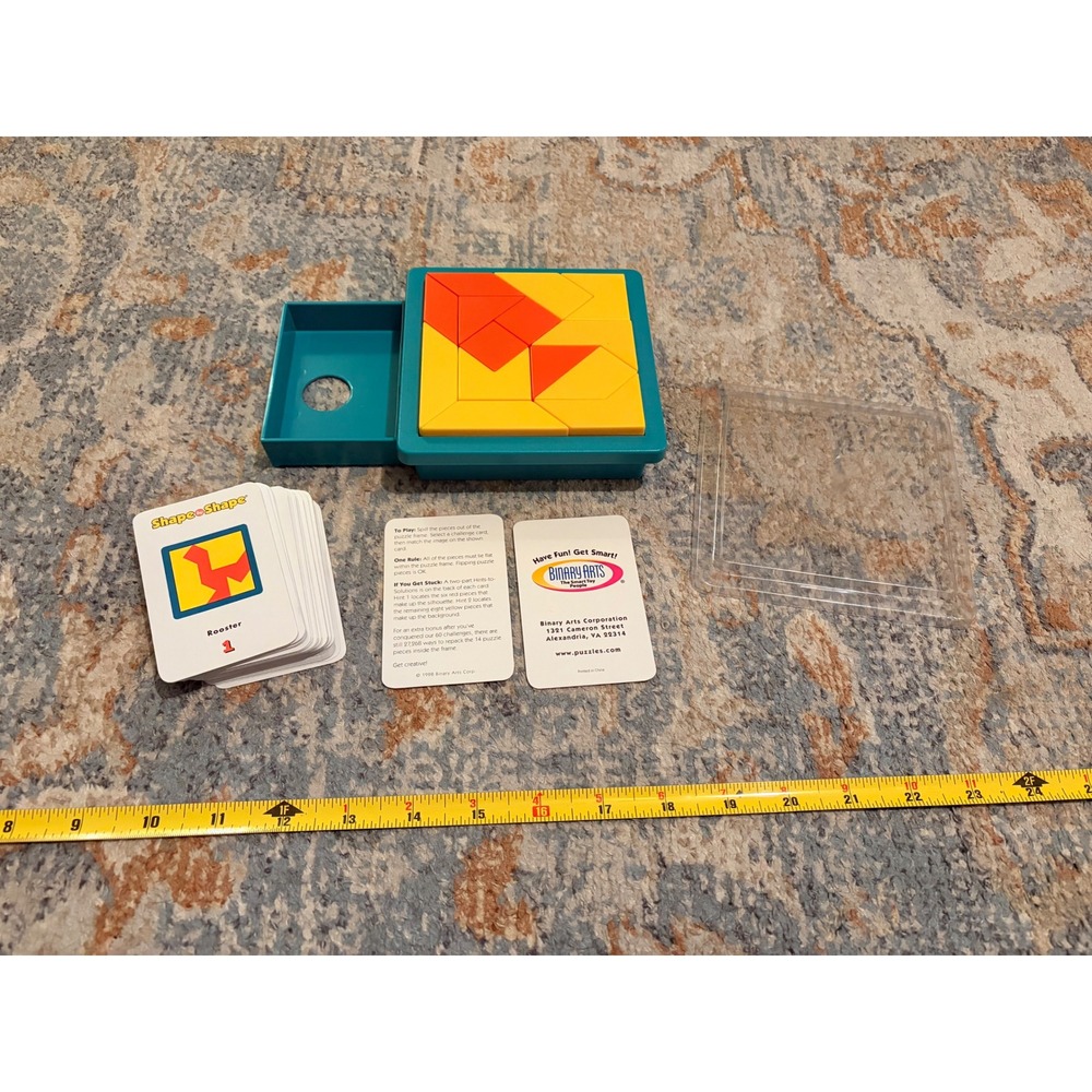 ThinkFun Shape By Shape Creative Pattern Puzzle Game for Kids & Adults - Picture 4 of 4